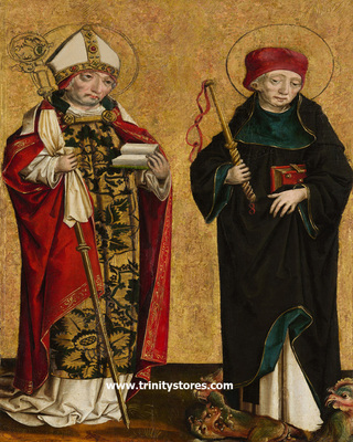 Apr 23 - Sts. Adalbert and Procopius by Museum Religious Art Classics. Happy Feast Day St. Adalbert