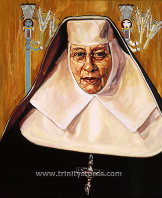 Mar 4 - St. Katharine Drexel - icon by Lewis Williams, OFS
