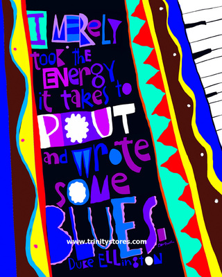 Apr 9 - Duke Ellington artwork By Br. Mickey McGrath, OSFS. 